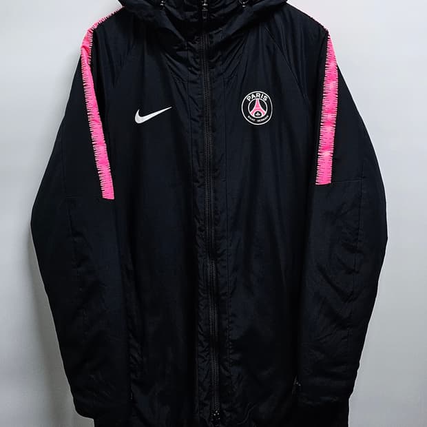 나이키 파리생제르망 풋볼 후드패딩 S 95