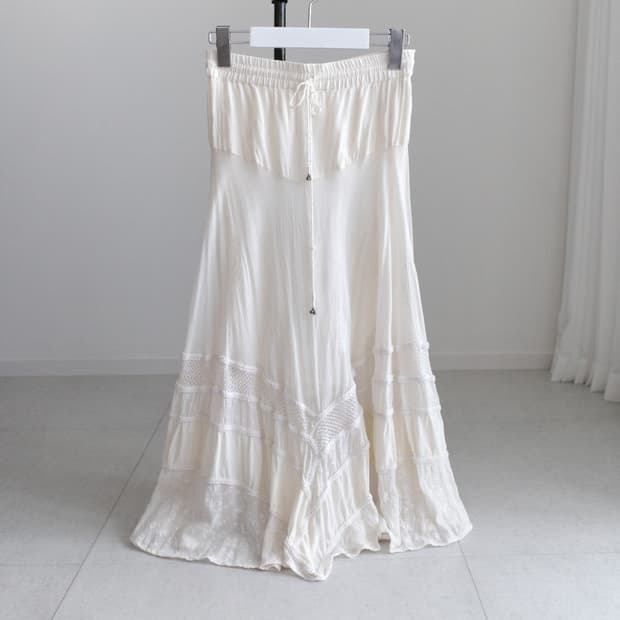 bohemian lace skirt