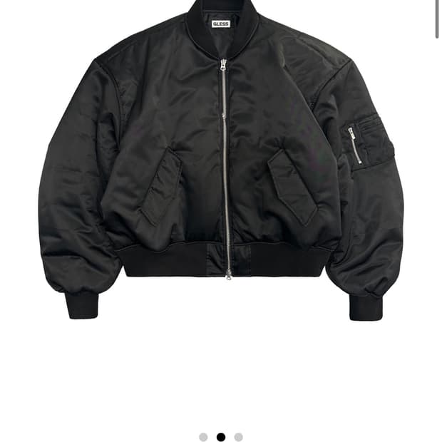 글래스 ma-1 봄버 블랙