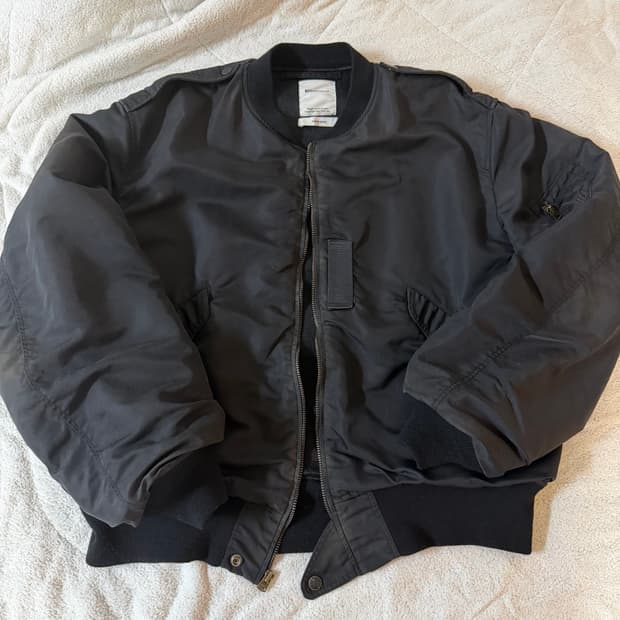 [XL] 바우와우 bowow 플라이트 L-2B 자켓 블랙 MA-1