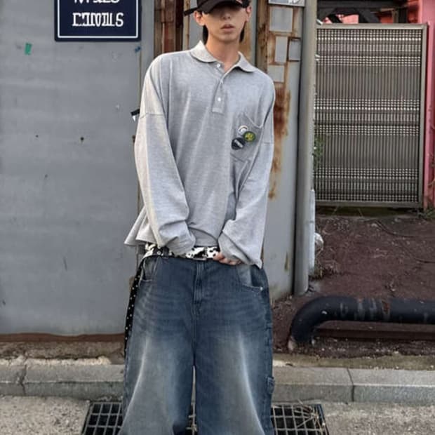 카미엔 mjd 오버사이즈드 폴로 OS