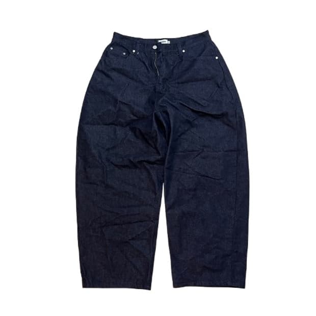 ORDA RAW DENIM BALLOON FIT PANTS