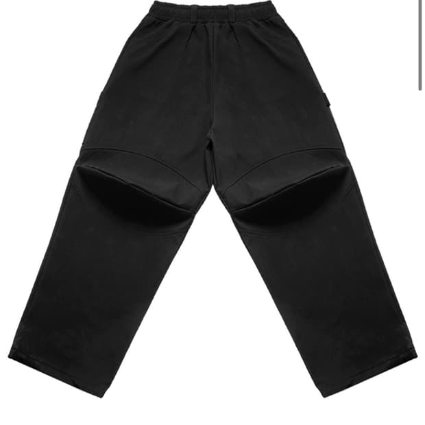 MJD X TRSC 3D KNEE NYLON PANTS BLACK