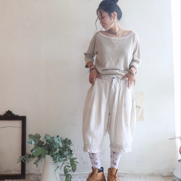 [Kapital] Linen Pleated Pants