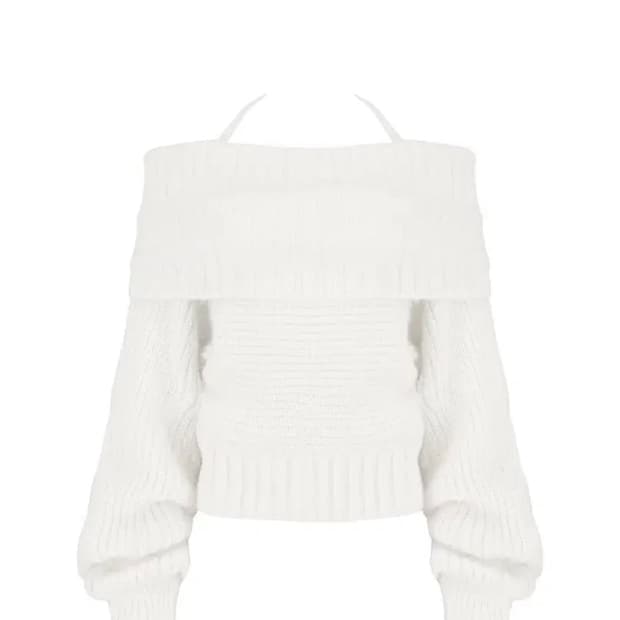 클리시어 팔레트 니트 화이트