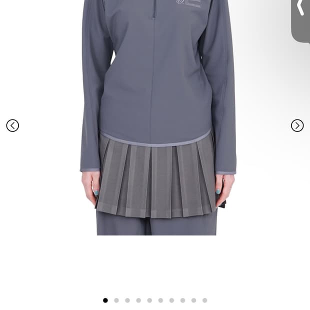 지초이 AW25 HALF ZIP SHIRT (CHARCOAL)