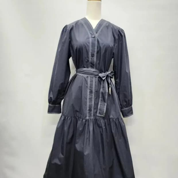 알라니 더그레이 스티치 롱 원핏 55 66