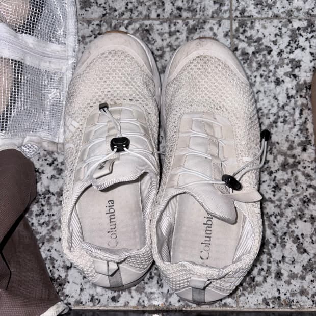 콜롬비아 아이보리 운동화 250