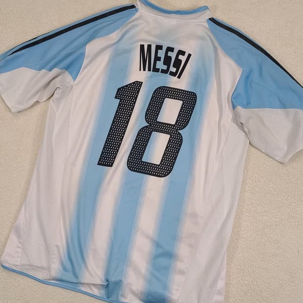아르헨티나 04-05 메시 유니폼