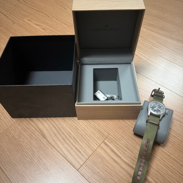 해밀턴 카키필드 33mm 쿼츠