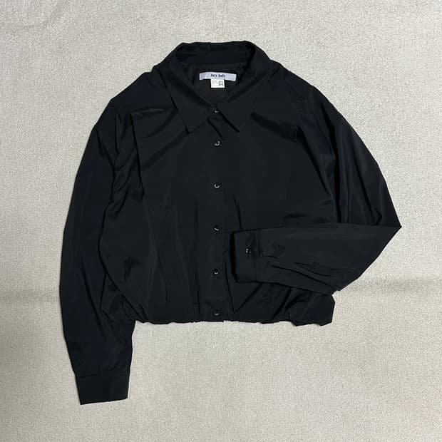 쥬시쥬디 J밑단 밴딩 셔츠