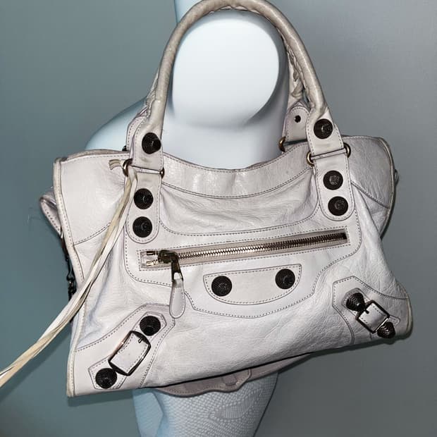 Balenciaga 00’s Vintage 아이보리 모터백