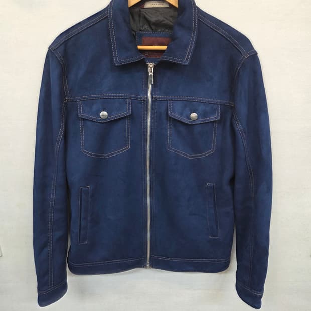 자라 스티치 스웨이드 자켓 L