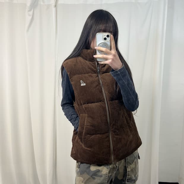 Kangol Corduroy Padded Vest