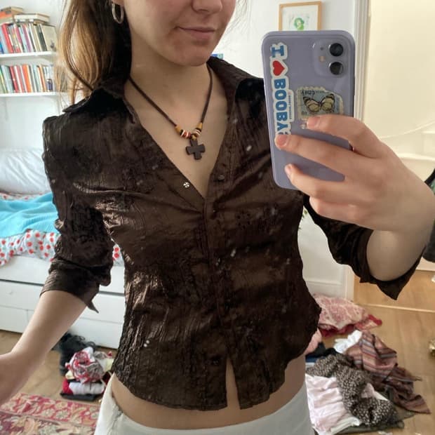 빈티지 블라우스