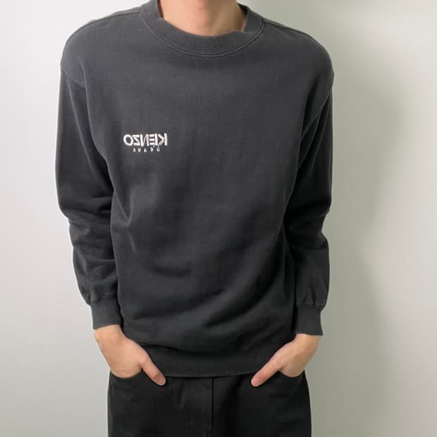 KENZO 겐조 빈티지 자수 맨투맨 M