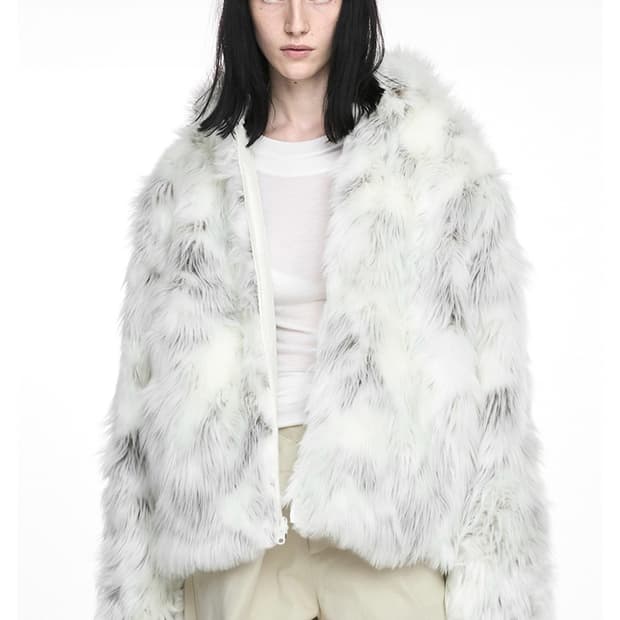 나체 퍼 자켓 0size