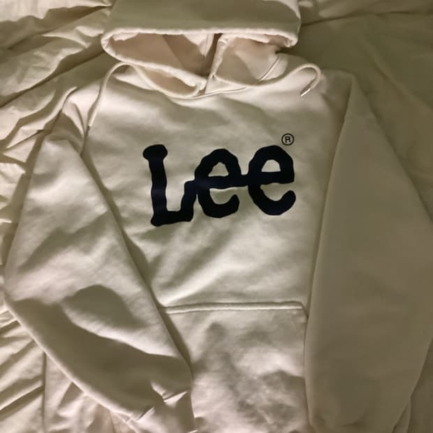Lee 빅로고 후드티