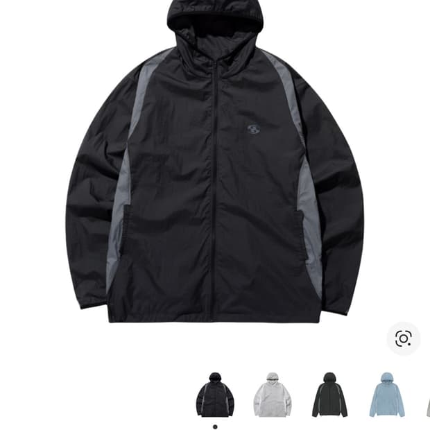 산산기어 패널드 자켓 블랙 - 23SS