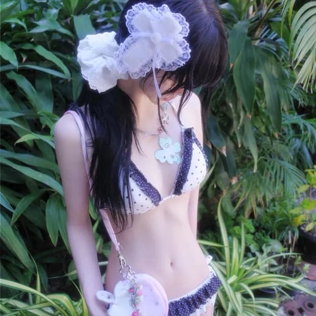 * 당일출고 moe frill bikini (2color)