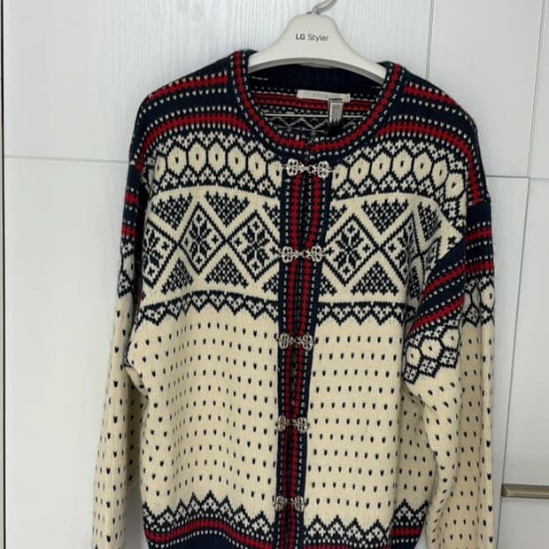 일본편집샵 노르딕 가디건 55-77 새상품 