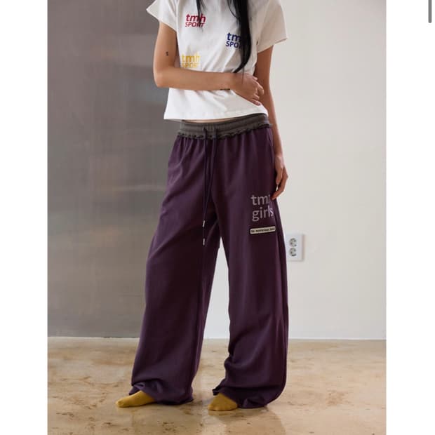 구해요)미스테리어스호텔 WESTERN GRL SWEAT PT purple