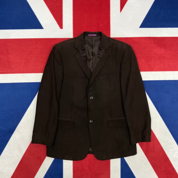 빈티지 스웨이드 블레이져 100