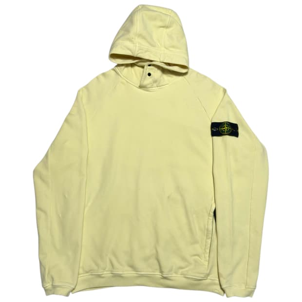Stone Island 정품 레몬 컬러 후드티
