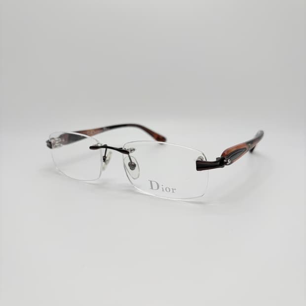 DIOR 디올 브라운 사각 무테