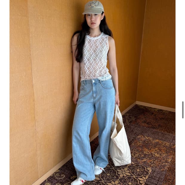 포니테일 PONYTAIL 본 벨라루즈핏진 (S)