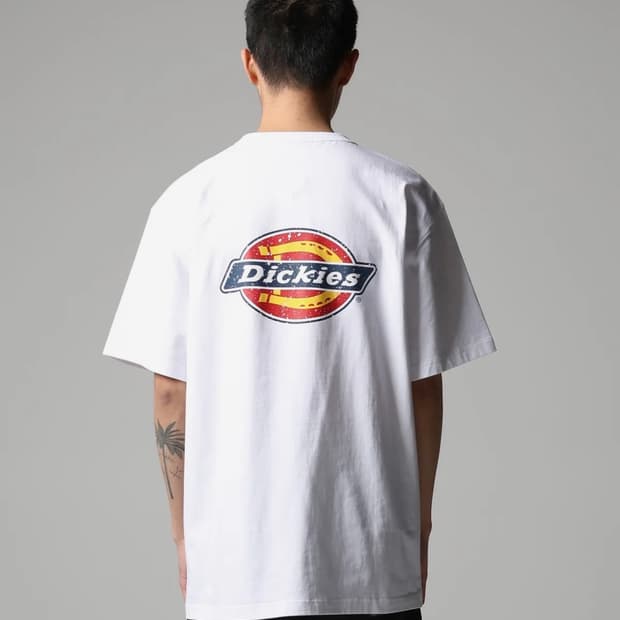 DICKIES BASIC LOGO T / WHITE