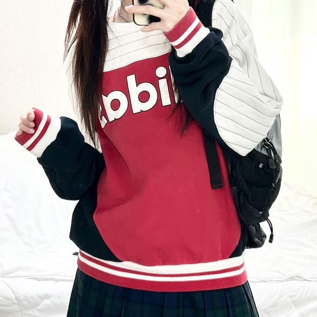 아디다스 니고 블락드 레드 맨투맨