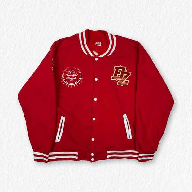 FP142 기모 바시티 자켓