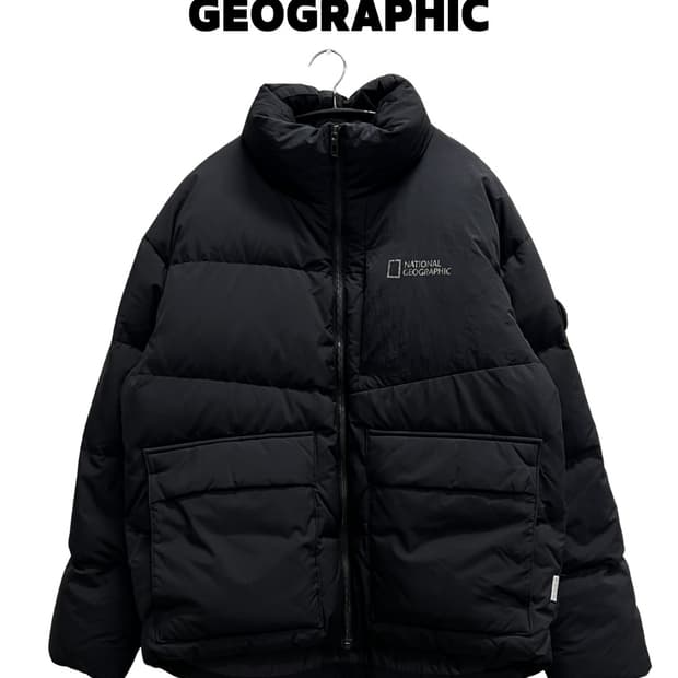 내셔널지오그래픽 고어텍스 톨리만 숏기장 구스다운 패딩 자켓
