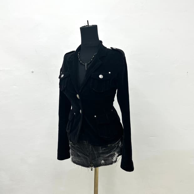 gothic velvet brigade jacket 