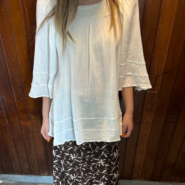 lace cotton top