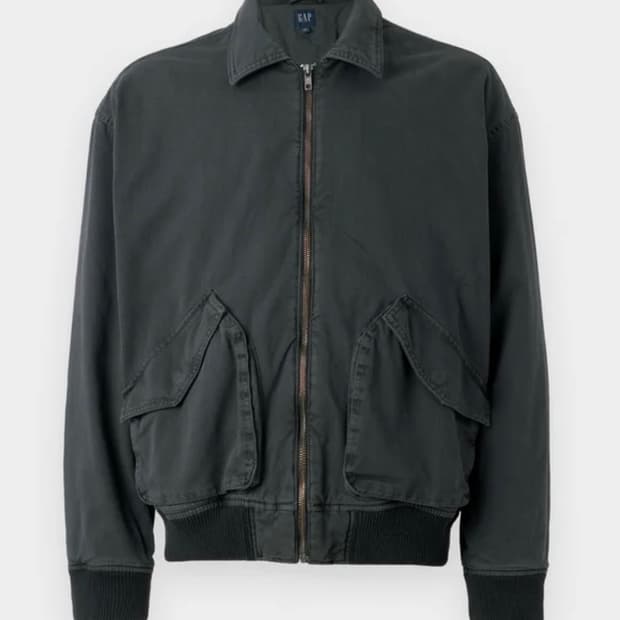GAP Black Vintage Bomber Jacket