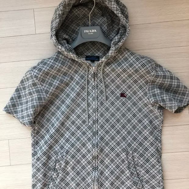 버버리 블루라벨 후드집업