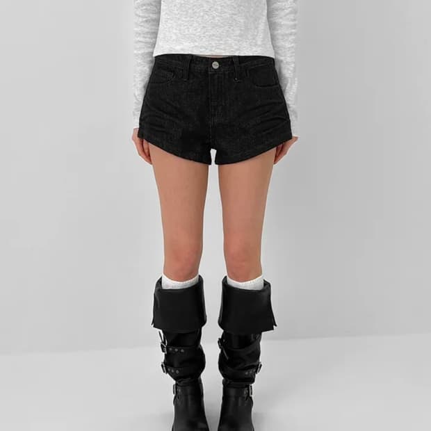 블랙업 마이크로 쇼츠 L