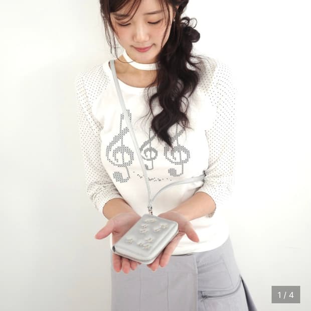 인앤양인하모니 멜로디 티셔츠 화이트