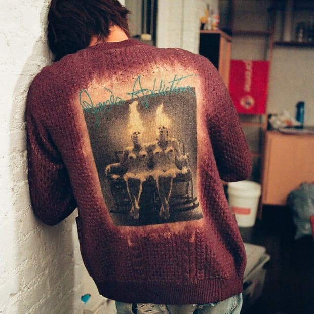 슈프림 x 제인스어딕션 가디건 블랙 M