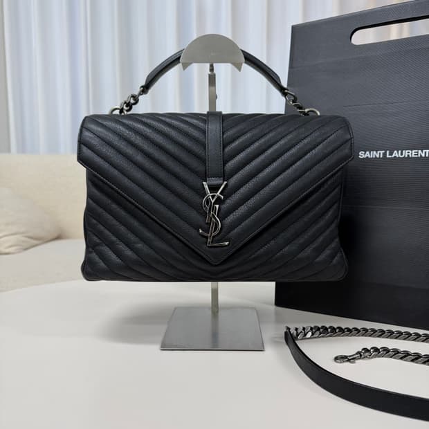 (당일출고) 생로랑 마틀라세 체인 사첼백 라지