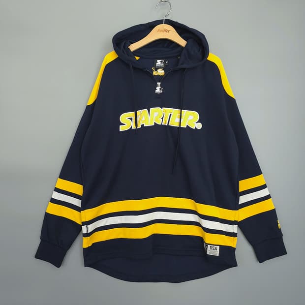 스타터 STARTER BLACK LABEL 아노락 후드티 L