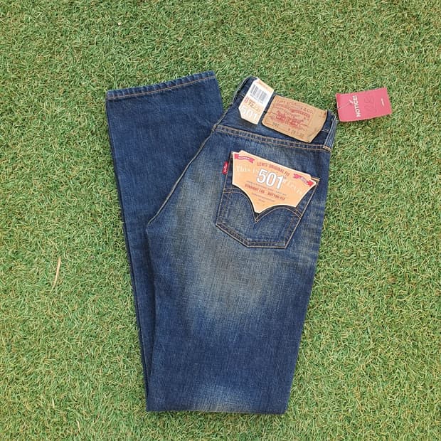 28x33)리바이스 08501 데드스탁 워싱 데님팬츠