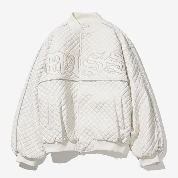 매스노운 닷 스퀘어 2온스 바시티 자켓 아이보리 L