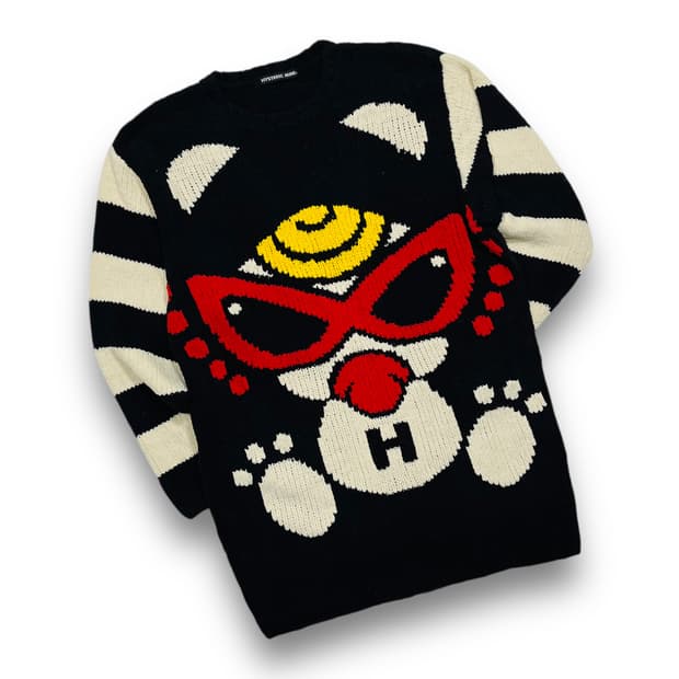 HYSTERIC MINI Big Logo Punk Knit