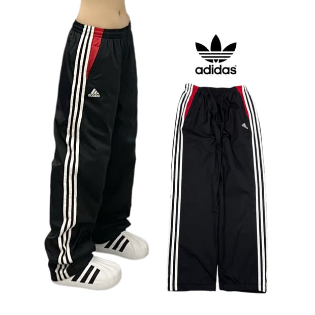 아디다스 00s 삼선 올드스쿨 바람막이 트랙팬츠