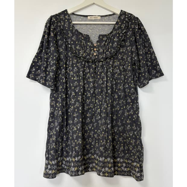 navy natural 플라워티