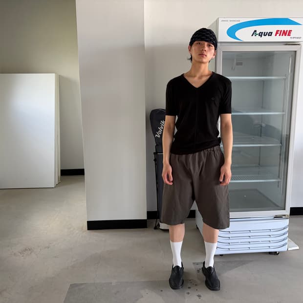꼼데가르송 밴딩 사루엘 팬츠