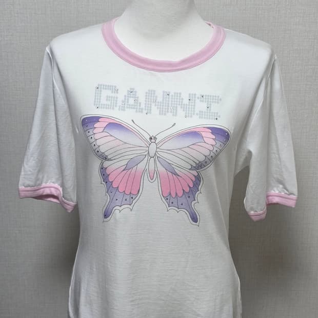 M) 가니 GANNI 버터플라이 반팔